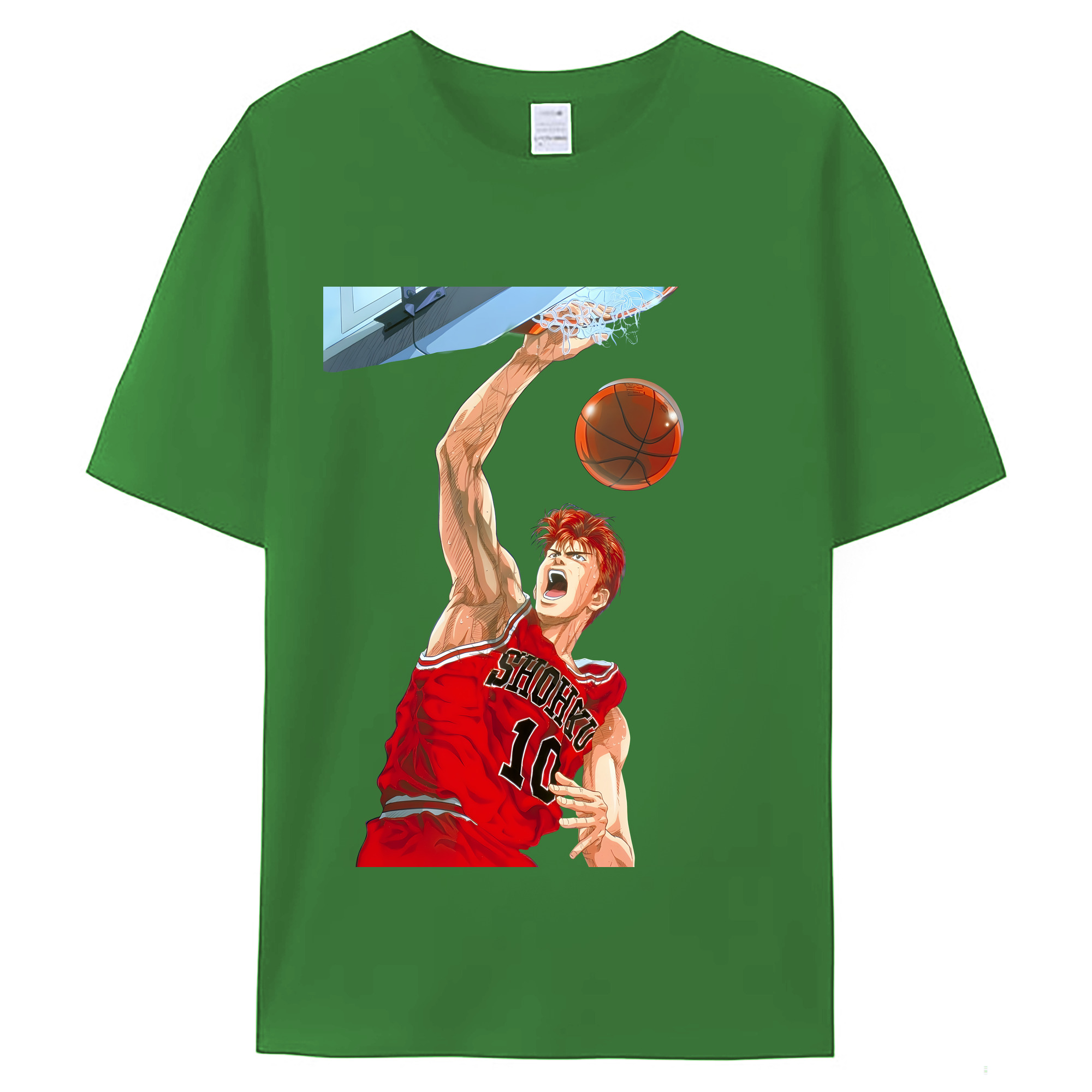 （画像用） SLAM DUNK／スラムダンク レディースカジュアルプリントTシャツ（綿100％）